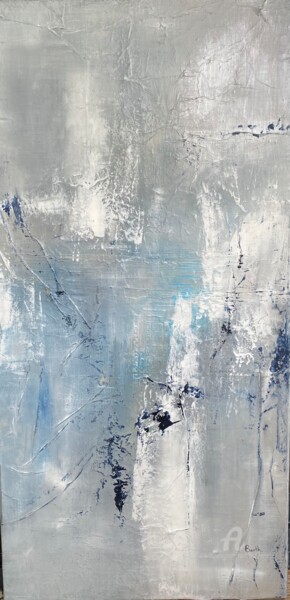 Картина под названием "P tit glacier d arg…" - Christine Barth Mroz, Подлинное произведение искусства, Акрил Установлен на Д…