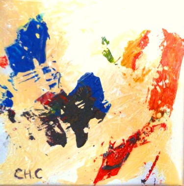 Peinture intitulée "Fulgurance" par Christine Cheval, Œuvre d'art originale, Acrylique