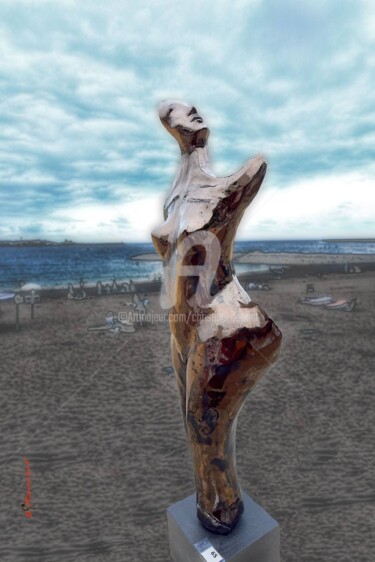 Sculpture intitulée "La cicatrice" par Christine Dupont, Œuvre d'art originale, Terre cuite