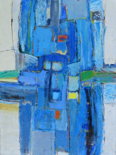Картина под названием "SMALL WINDOWS" - Christine Giboni, Подлинное произведение искусства, Масло Установлен на Деревянная р…