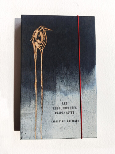 Prenten & gravures getiteld "Les équilibristes a…" door Christine Guichard, Origineel Kunstwerk, Gravure