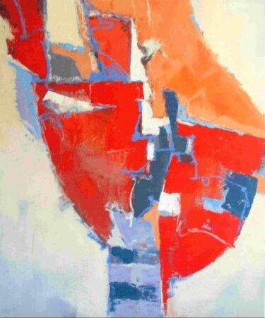 Pintura titulada "rouge" por Christine Jost (Chijotrend Art), Obra de arte original, Acrílico