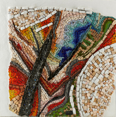 Sculpture titled "Emotions" by Christine Kerfant, Original Artwork, Mosaic