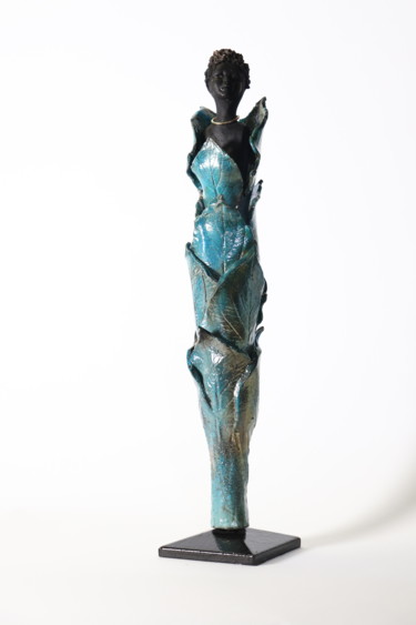 Sculpture titled "FLORE" by Christine Lavoute, Original Artwork, Ceramics