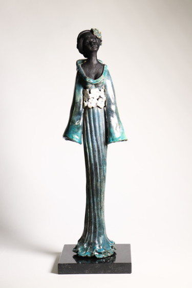 Sculpture titled "SEIKO" by Christine Lavoute, Original Artwork, Ceramics