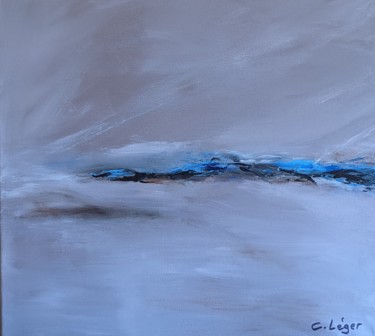 Peinture intitulée "Mirage" par Christine Leger, Œuvre d'art originale, Acrylique