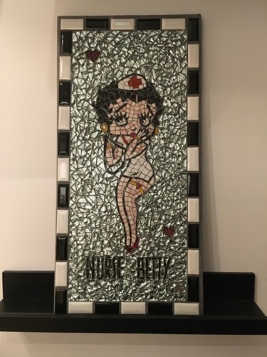 "Betty Boop" başlıklı Heykel Christine Louchet tarafından, Orijinal sanat, Mozaik