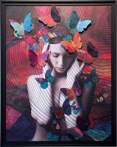 Цифровое искусство под названием "L'introspection" - Christine Maffli, Подлинное произведение искусства, Цифровая живопись