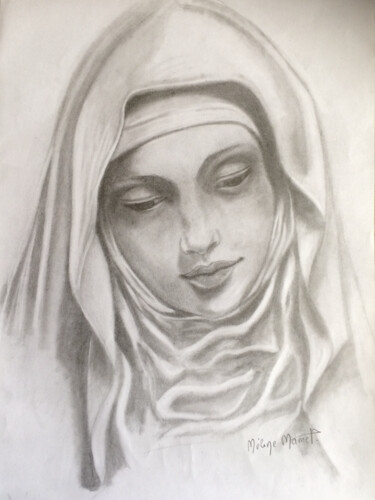 Dessin intitulée ""Empathie"" par Christine Mamet, Œuvre d'art originale, Crayon