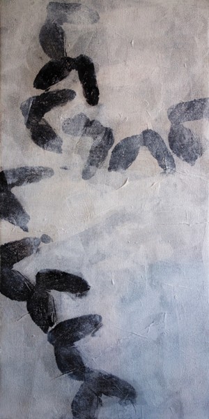 Peinture intitulée "Caryotype 30x60.jpg" par Christine Membrez, Œuvre d'art originale