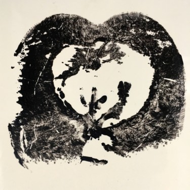 Peinture intitulée "Un coeur en devenir" par Christine Membrez, Œuvre d'art originale