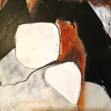 Pintura titulada "Le renard" por Christine Membrez, Obra de arte original, Acrílico Montado en Bastidor de camilla de madera