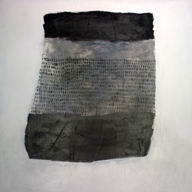 Картина под названием "Le bloc" - Christine Membrez, Подлинное произведение искусства, Акрил Установлен на Деревянная рама д…