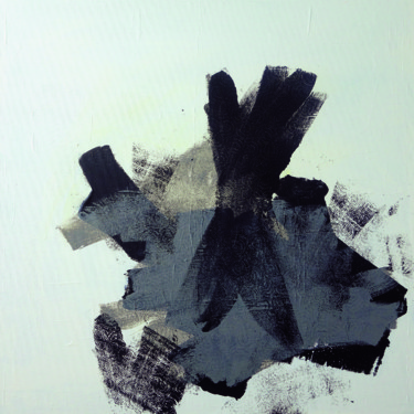 제목이 "Papier de soie 60x6…"인 미술작품 Christine Membrez로, 원작, 아크릴 나무 들것 프레임에 장착됨