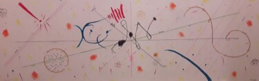Peinture intitulée "Trois petits points" par Christine Ranchoux Soleillant, Œuvre d'art originale, Acrylique