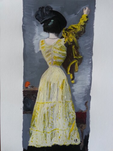 Peinture intitulée "Presque prête" par Christine Ranchoux Soleillant, Œuvre d'art originale, Acrylique