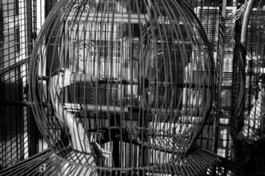 Photographie intitulée "la cage" par Christine Vannier, Œuvre d'art originale