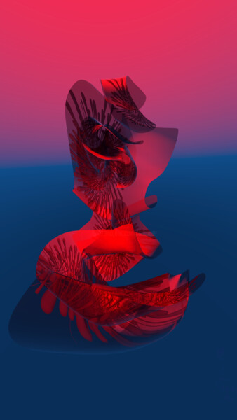 "Minaude" başlıklı Dijital Sanat Christine Vannier tarafından, Orijinal sanat, Dijital Resim