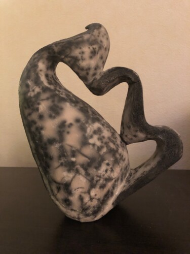 Sculpture intitulée "Souplesse" par Christine Batard, Œuvre d'art originale, Argile