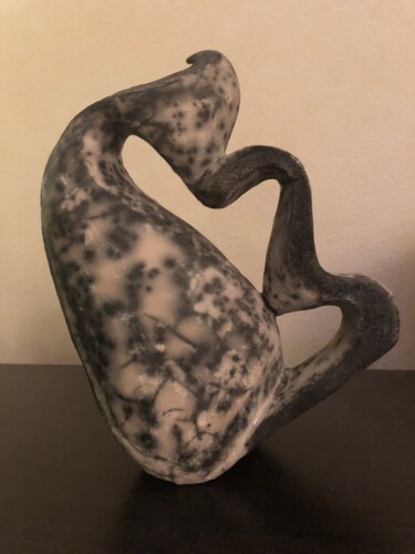 Sculpture titled "Souplesse" by Christine Batard, Original Artwork, Clay