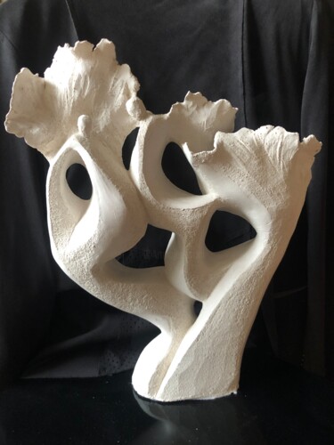 Sculpture intitulée "Automne" par Christine Batard, Œuvre d'art originale, Argile