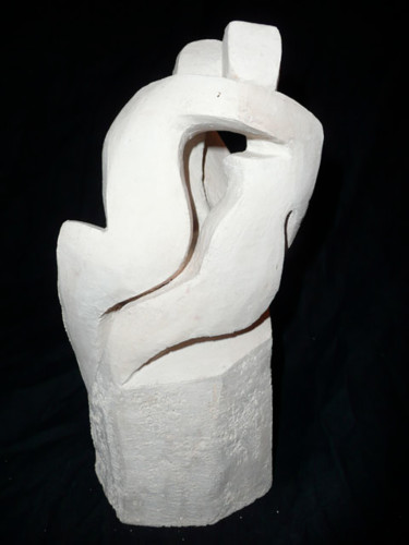 Sculpture intitulée "Double" par Christine Batard, Œuvre d'art originale, Terre cuite