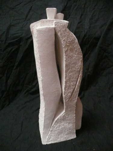 Sculpture intitulée "Versus" par Christine Batard, Œuvre d'art originale, Terre cuite