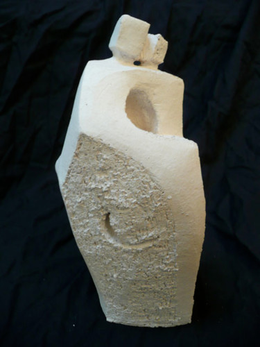 Sculpture titled "Manège" by Christine Batard, Original Artwork, Terra cotta