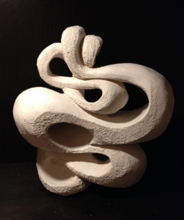 Sculpture intitulée "Sueño 1" par Christine Batard, Œuvre d'art originale, Terre cuite