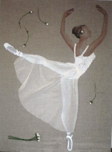 Peinture intitulée "Danseuse" par Christine Bousquet, Œuvre d'art originale