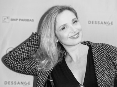 Photographie intitulée "Julie Delpy" par Christine Calais, Œuvre d'art originale, Photographie numérique