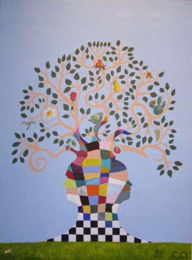 L'arbre de vie 70x53 cm ©2013 par Christine Damiens