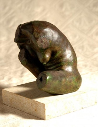 Sculpture intitulée "buste" par Christine Lambert, Œuvre d'art originale, Terre cuite
