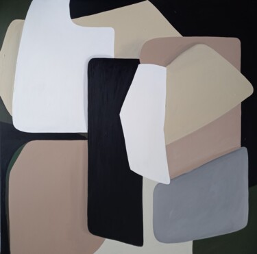 Peinture intitulée "Variations II" par Christine Teisserenc, Œuvre d'art originale, Acrylique Monté sur Châssis en bois