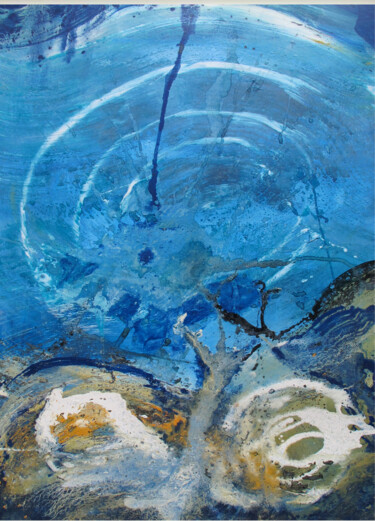 Pittura intitolato "Spirale/ Whirlpool…" da Christophe Carton, Opera d'arte originale, Inchiostro