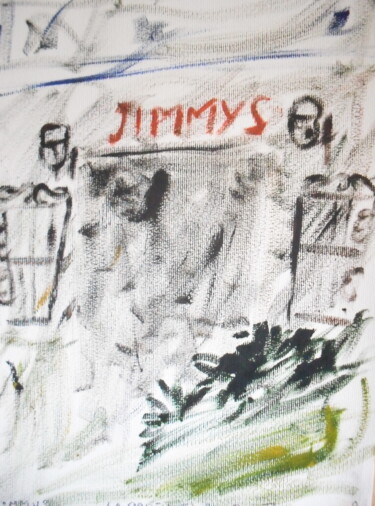 Pintura intitulada "Jimmy's" por Christoffer Christiaan Sandee, Obras de arte originais, Acrílico