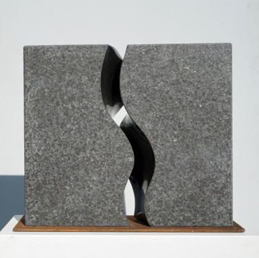 Sculpture titled "Basanit 01" by Christoph Jakob, Original Artwork, Stone