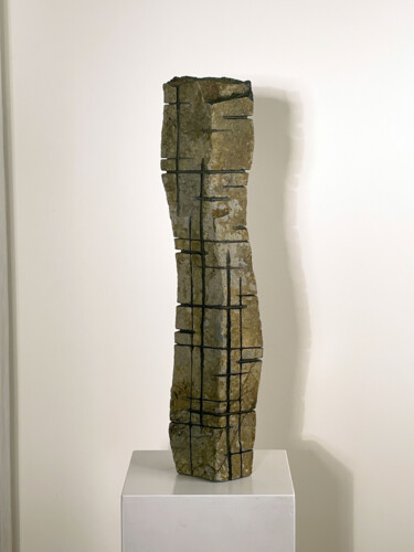 Sculptuur getiteld "BS_19_07" door Christoph Jakob, Origineel Kunstwerk, Steen