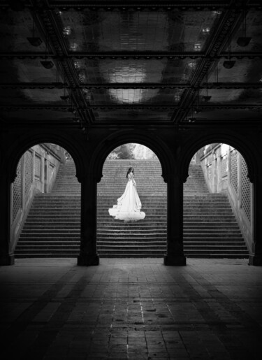 Fotografia intitulada "Central Park, 07:35" por Christophe Aubry, Obras de arte originais, Fotografia digital