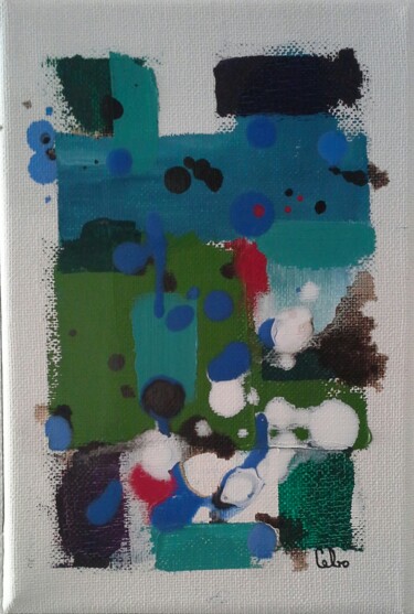 Painting titled "ABSTRACTION 3" by Christophe Bertrand (CEBO), Original Artwork, Oil