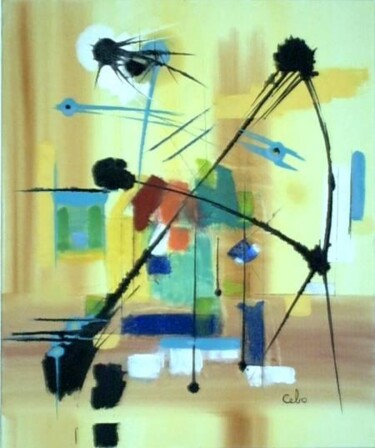 Painting titled "Contradiction" by Christophe Bertrand (CEBO), Original Artwork