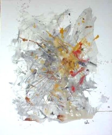Peinture intitulée "zinc -" par Christophe Bertrand (CEBO), Œuvre d'art originale