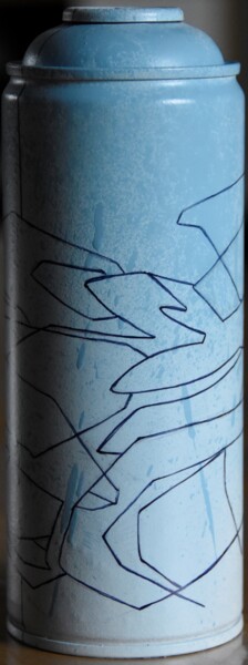 Картина под названием "Aerosol Bomb" - Christophe Caniac, Подлинное произведение искусства, Рисунок распылителем краски