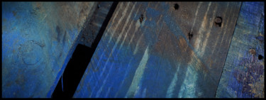 Fotografía titulada "Palette-Bois-Bleue.…" por Christophe Chauprade, Obra de arte original, Fotografía no manipulada