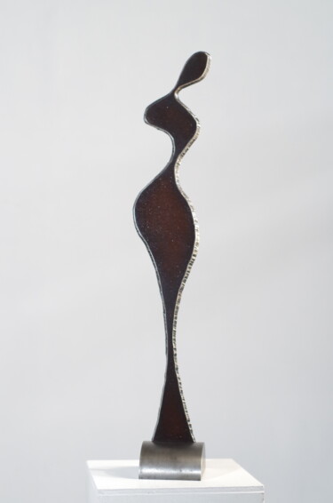 Skulptur mit dem Titel "Esquisse" von Christophe-Christophe, Original-Kunstwerk, Metalle