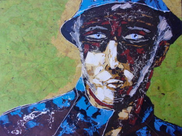 Painting titled "le soldat" by Christophe Dikant, Original Artwork, Acrylic