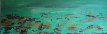 Peinture intitulée "maree-basse.jpg" par Christophe Dupuy, Œuvre d'art originale, Huile