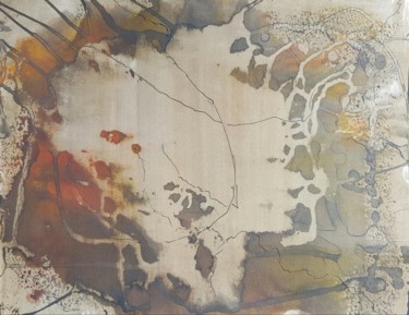 Peinture intitulée "the map 2" par Christophe Dupuy, Œuvre d'art originale