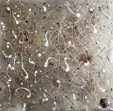 Картина под названием "Birth Race" - Christophe Gandolphe, Подлинное произведение искусства, Акрил Установлен на Деревянная…