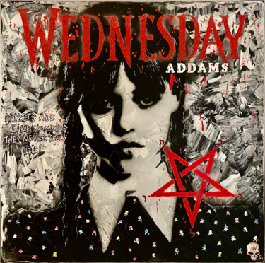 Картина под названием "Wednesday" - Christophe Gandolphe, Подлинное произведение искусства, Акрил